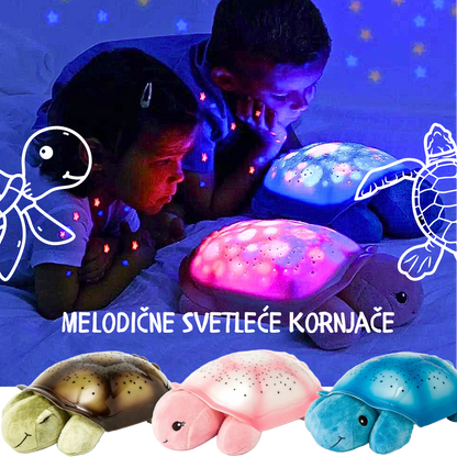 2 u 1 Melodične svetleće kornjače za decu