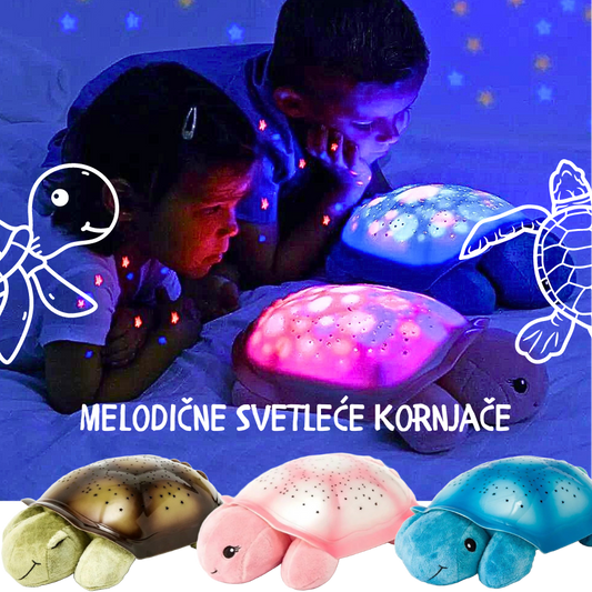 2 u 1 Melodične svetleće kornjače za decu